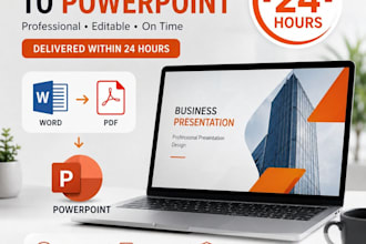 convert word or PDF into a business powerpoint presentation