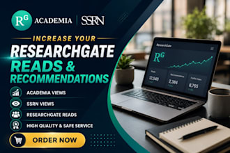 increase your reads and recommendation on researchgate