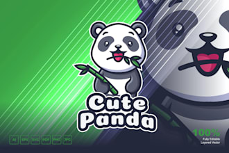 do professional panda logo design for businesses
