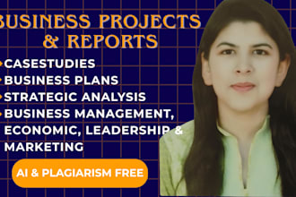 create essays, research, summaries, case studies and reports