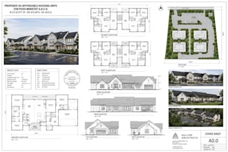 draw stamp architectural plan mep