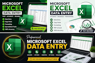 do microsoft excel data entry and spreadsheet formatting