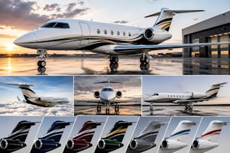make private jet and business jet liveries for msfs