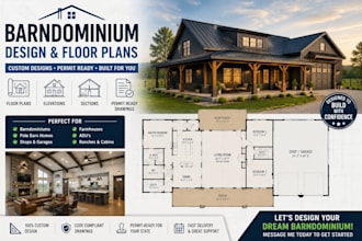 draw barndominium and pole barn roof plan real estate and house approval