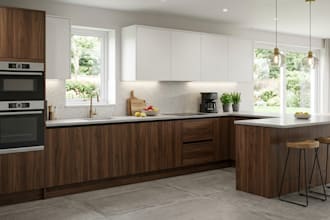 design custom kitchen cabinets, pantry, countertops and laundry room cabinets