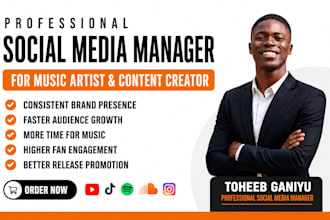 rock metal hip hop music social media manager brand consultant content creator