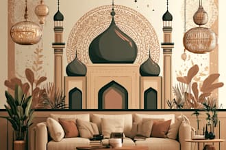 illustrate amazing custom graffiti, wall arts or murals