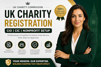 register your UK charity with the charity commission for full legal compliance
