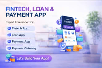 create neobank app, fintech app, bank app, loan app, cash app, crypto wallet app