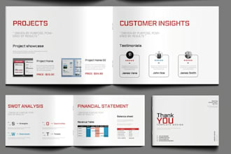 design corporate annual report, brochure flyer booklet catalog company profile