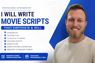 professionally write movie script screenplay screenwriting TV pilot youtube