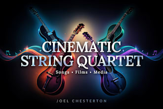 record cinematic string quartet for songs films and media