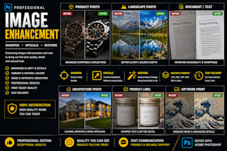 professionally enhance, sharpen, and upscale your images