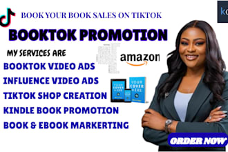 create booktok  promotion  tiktokbook content to market your amazon KDP book