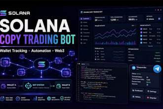 build a solana copy trading bot with wallet tracking and automation