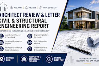 architect review and letter civil and structural engineering report georgia ohio