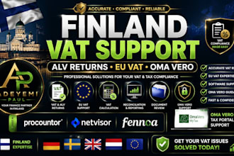 handle finland vat, alv returns, eu vat, procountor, netvisor, omavero issues