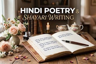 write original hindi poems, shayari and quotes