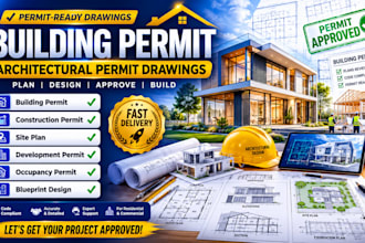 prepare building permit architectural permit construction site plan development