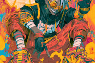 do anime character art