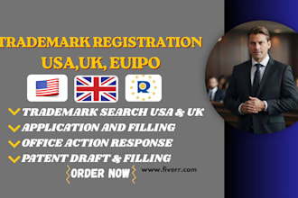 be your US licensed trademark attorney, uspto trademark