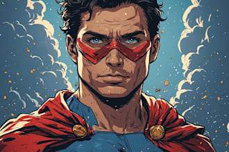 do a superhero comic