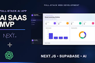 build your ai saas mvp with nextjs and supabase