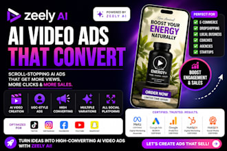 create high converting zeely ai video ads for your business