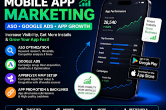 do mobile app marketing, aso, and google ads