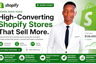 design or redesign shopify landing page design with replo, gempages, or pagefly