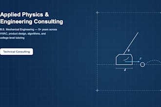 consult on advanced physics, math or engineering topics
