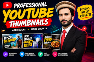 design professional ai youtube thumbnails