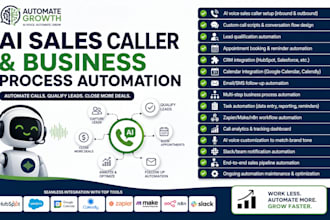 build ai sales caller ai business process automation ai business task automation
