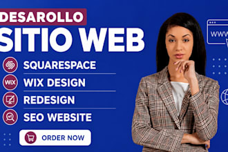 design squarespace wix sitio web desarollo squarespace design redesign seo site