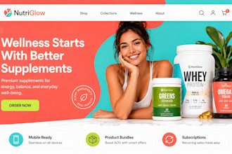 design supplement website nutraceutical store health supplement supplement store