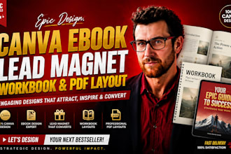 design canva ebook workbook lead magnet and PDF layouts