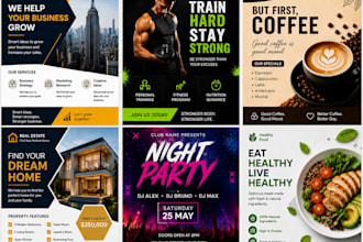 create a premium flyer for print and social media
