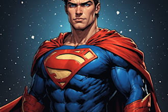 do a superhero comic