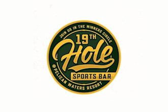 design family friendly sports bar business logo