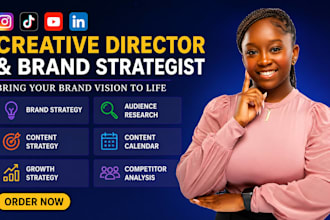 be your creative director and brand strategist for content growth and visibility