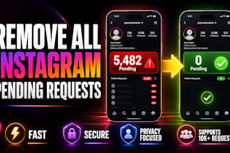 withdraw all your pending instagram follow requests fast and safely