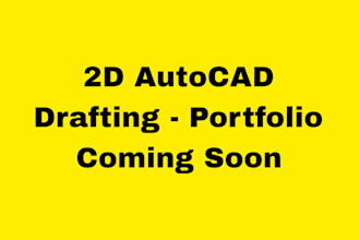 do professional 2d autocad drafting and technical drawing