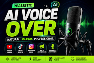 create realistic ai voice over with elevenlabs