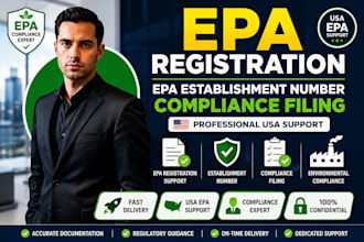 handle epa establishment number registration and epa compliance filing