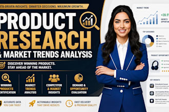 conduct deep product research and market trends analysis