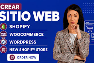 crear sitio web shopify woocommerce wordpress sitio web new shopify store site