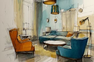 design and render realistic interiors in blender