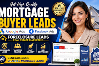mortgage buyer leads google ads foreclosure leads facebook ads