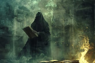 design a premium horror book cover