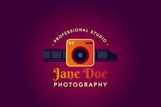 design eye catching celluloid movie and film logo